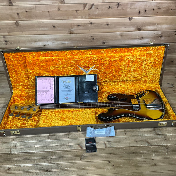 Fender Custom Shop 1961 Heavy Relic Jazz Bass - 3 Color Sunburst