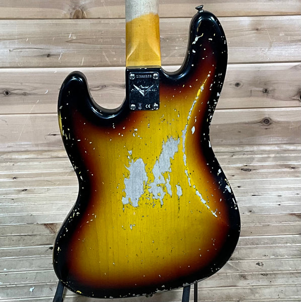 Fender Custom Shop 1961 Heavy Relic Jazz Bass - 3 Color Sunburst