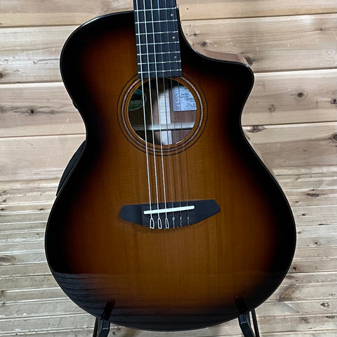 Breedlove Solo Pro Concert Nylon CE Acoustic Electric Guitar - Edgeburst