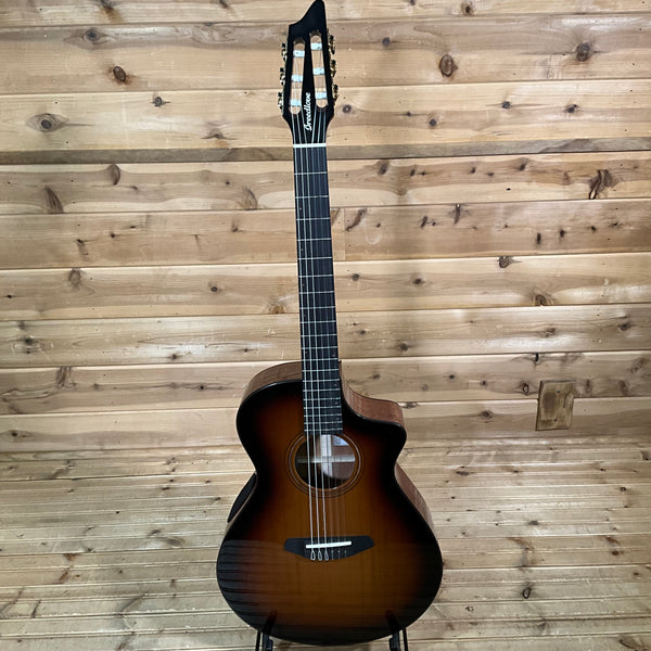 Breedlove Solo Pro Concert Nylon CE Acoustic Electric Guitar - Edgeburst