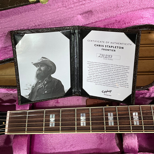 Epiphone Chris Stapleton Frontier Acoustic Guitar - Frontier Burst