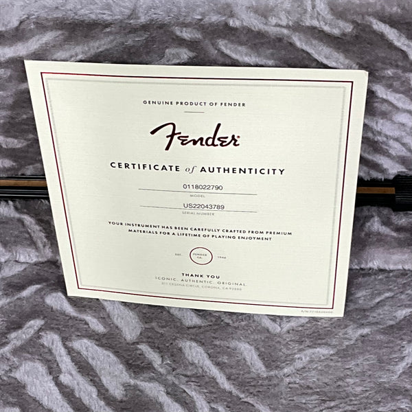 Fender American Ultra Stratocaster HSS Electric Guitar - Texas Tea