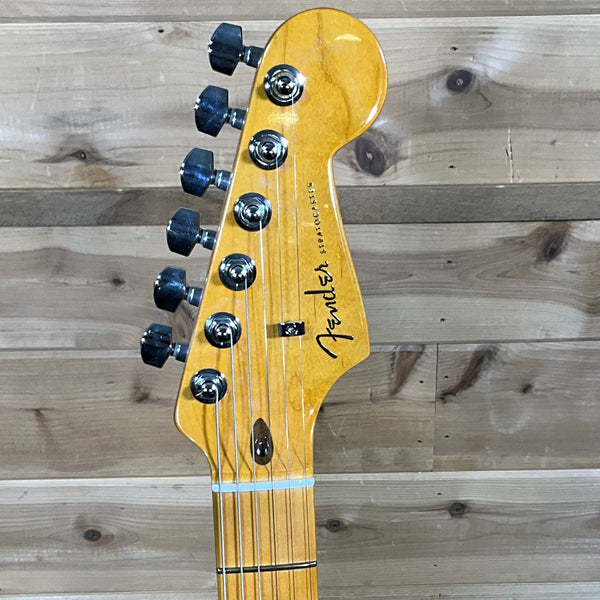 Fender American Ultra Stratocaster HSS Electric Guitar - Texas Tea