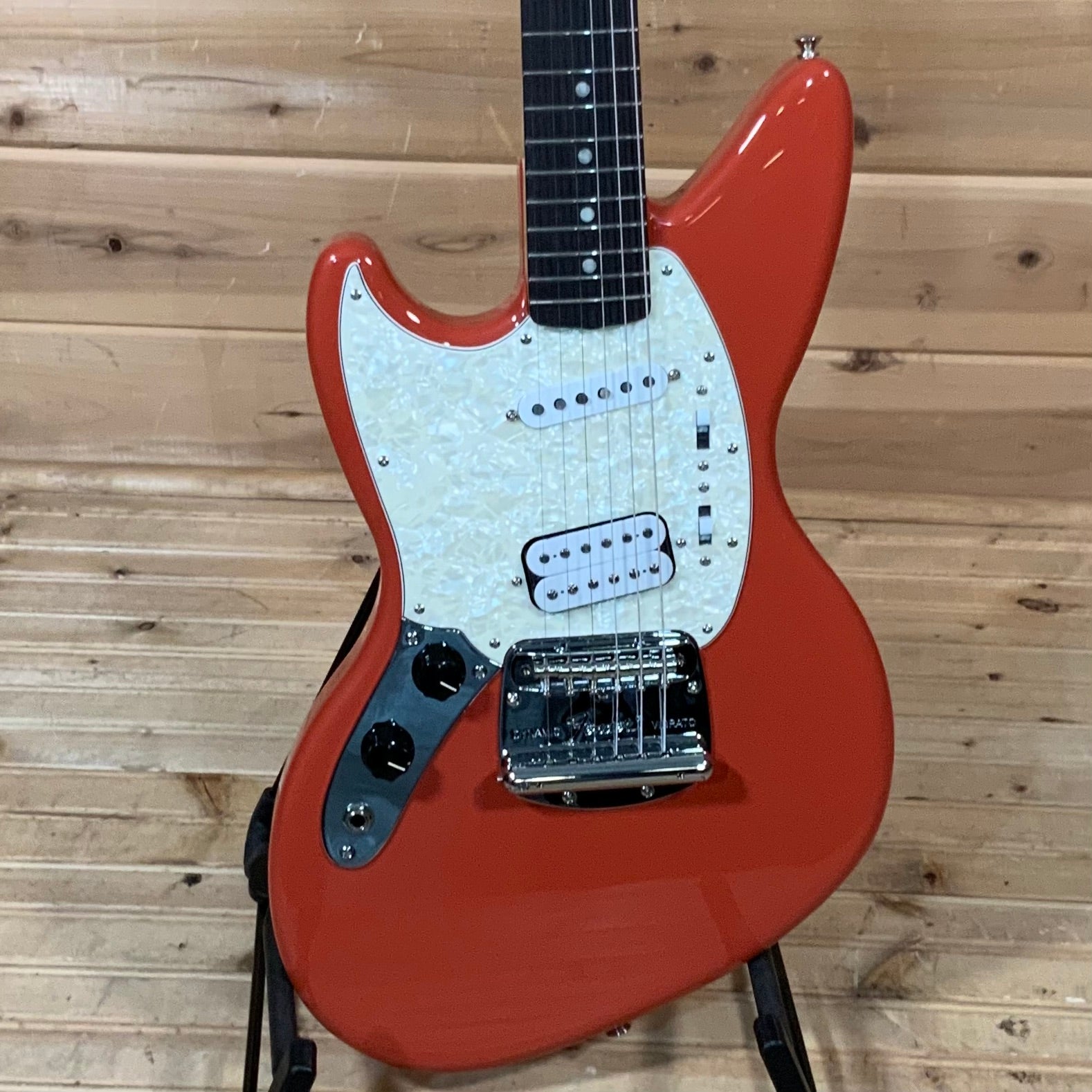 Fender Kurt Cobain Jag-Stang Left Handed Electric Guitar - Fiesta Red