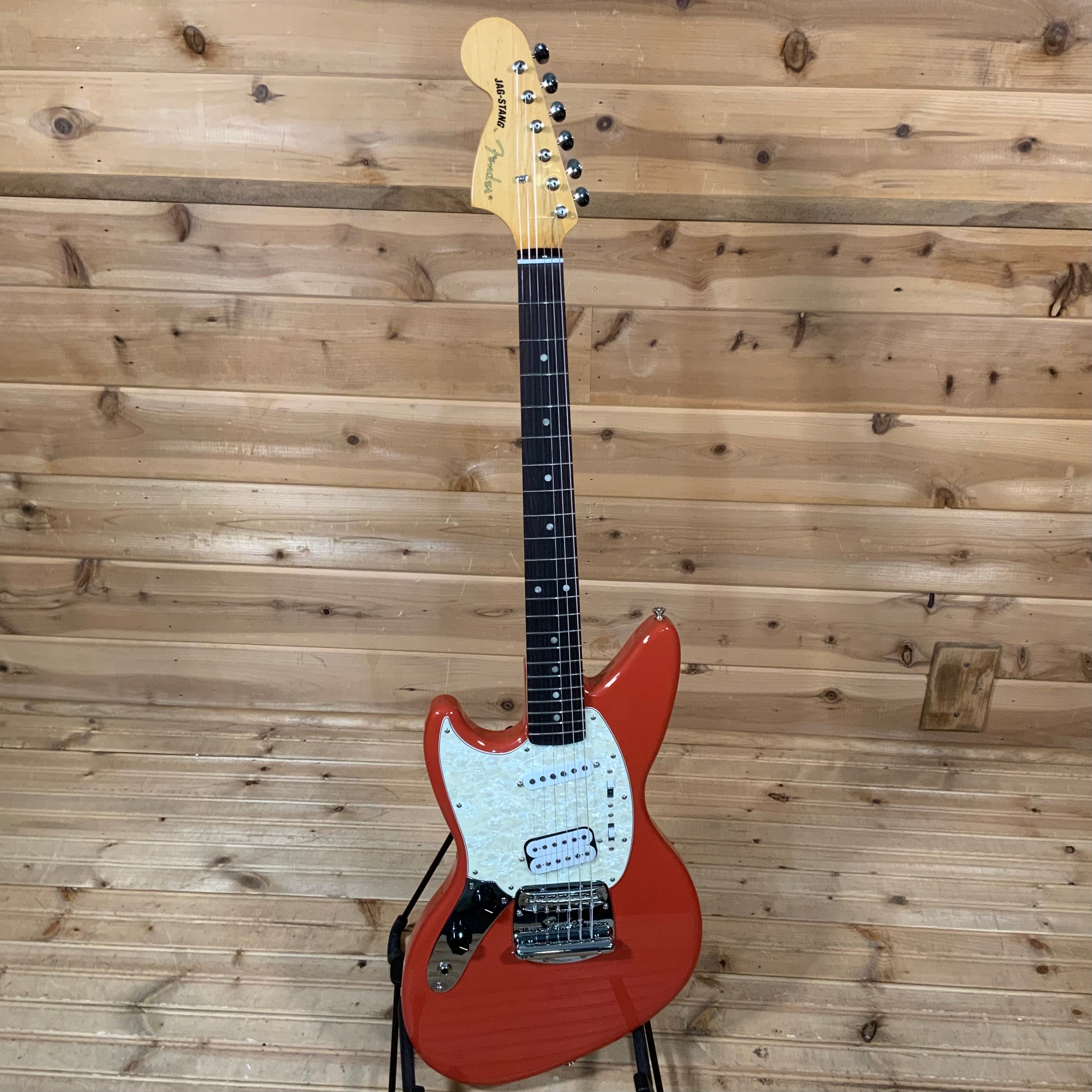 Fender Kurt Cobain Jag-Stang Left Handed Electric Guitar - Fiesta Red