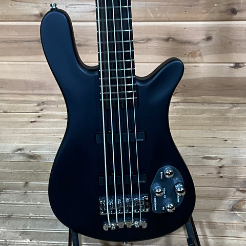 Warwick Rockbass Artist Line Robert Trujillo 5 String Electric Bass - Solid Black Satin