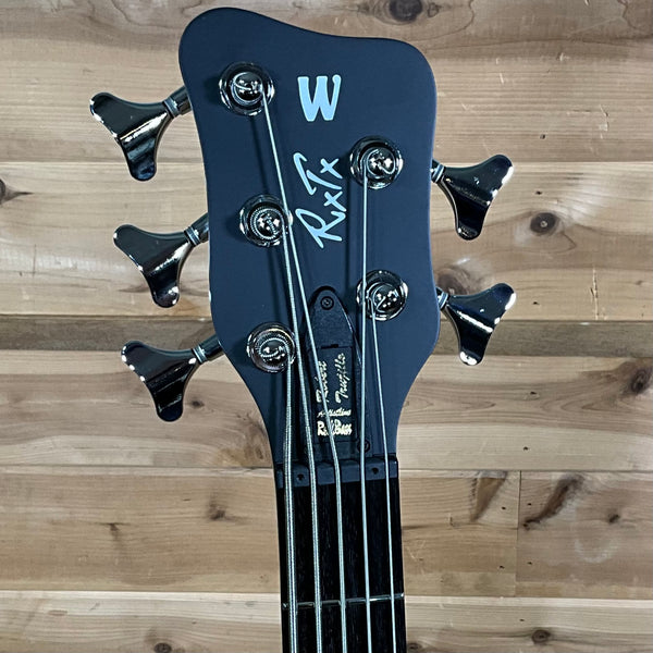 Warwick Rockbass Artist Line Robert Trujillo 5 String Electric Bass - Solid Black Satin