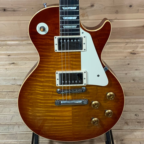 Gibson Custom Shop 2010 50th Anniversary 1960 Les Paul Standard Reissue V2 Gold Book Electric Guitar USED - Cherry Sunburst