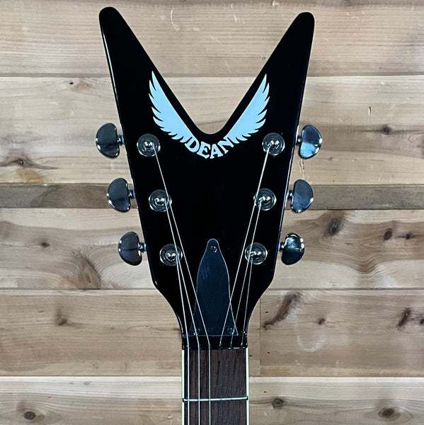 Dean Guitars Cadillac 1980 Flame Maple Electric Guitar - Trans Cherry Sunburst