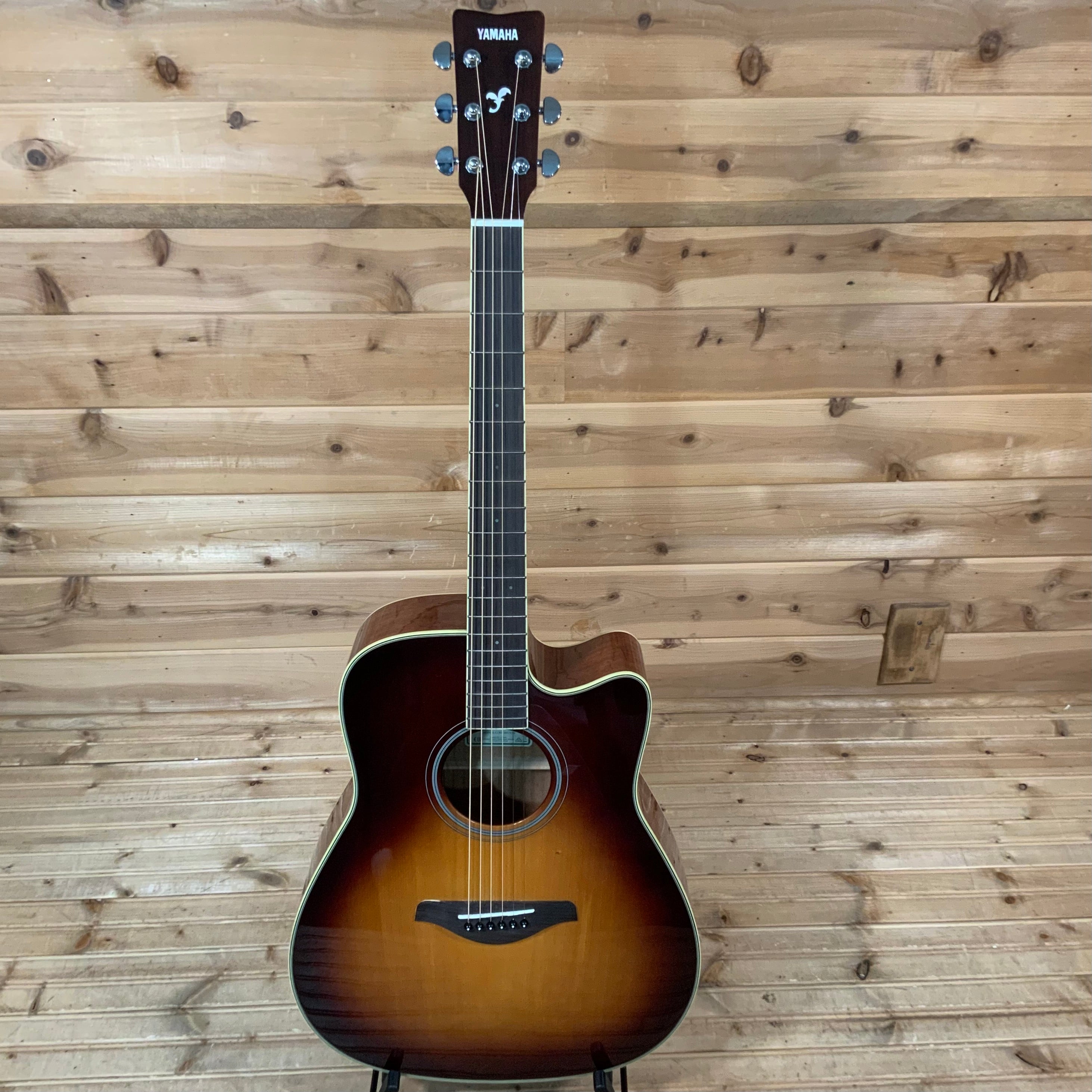 Yamaha FGC-TA TransAcoustic Guitar- Brown Sunburst