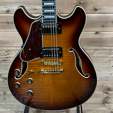 Ibanez AS93FML Left Handed Electric Guitar - Violin Sunburst