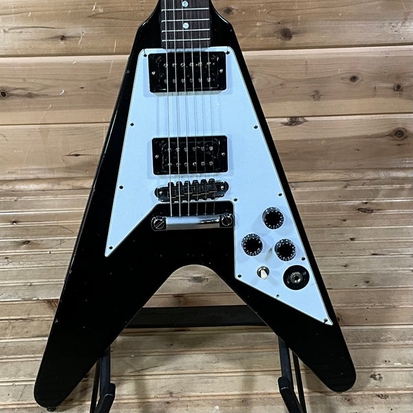 Gibson Custom Shop Murphy Lab 1979 Kirk Hammett Flying V Replica Aged Electric Guitar - Ebony