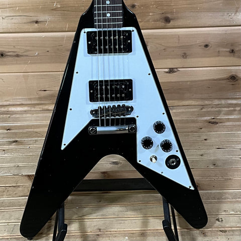 Gibson Custom Shop Murphy Lab 1979 Kirk Hammett Flying V Replica Aged Electric Guitar - Ebony