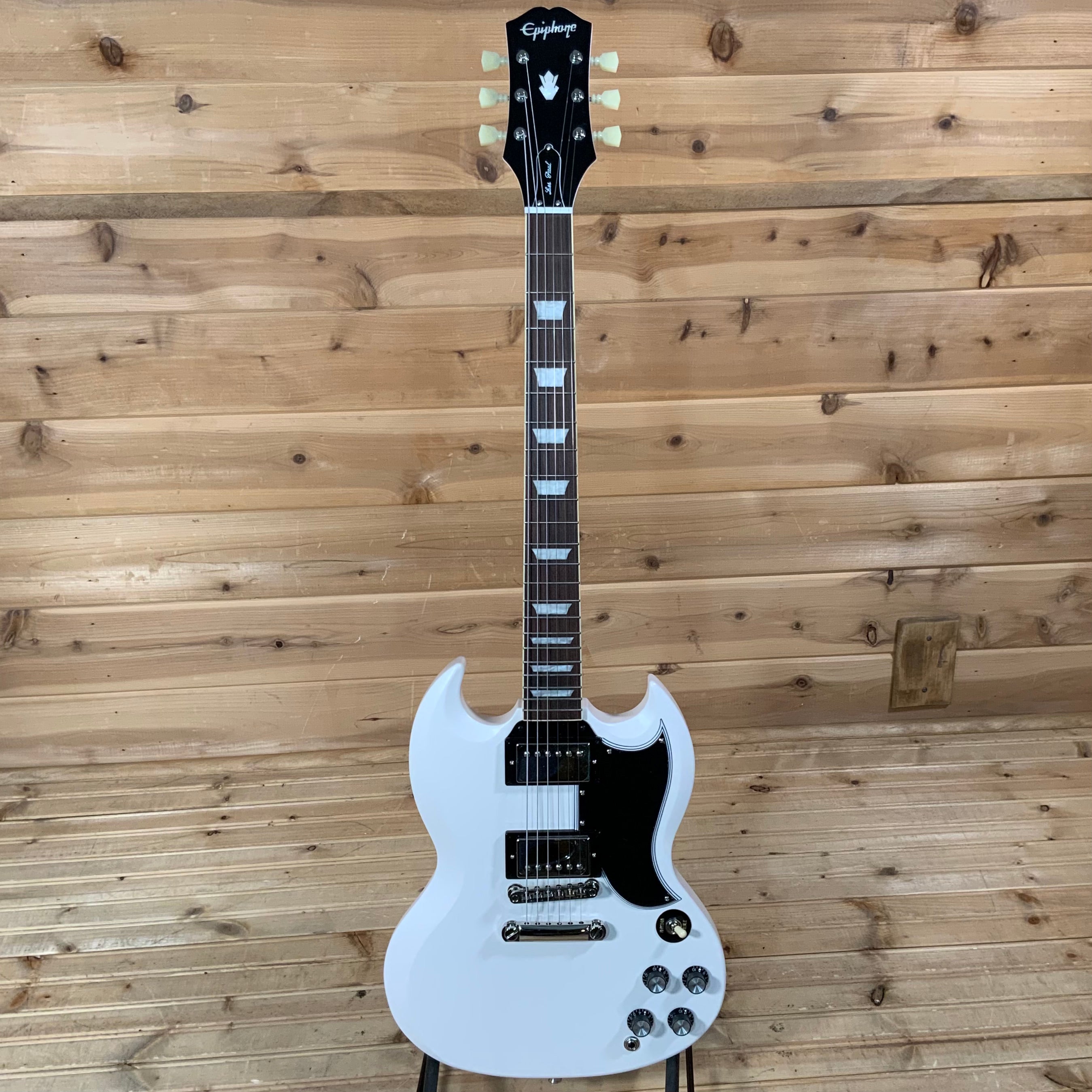 Epiphone 1961 Les Paul SG Standard Electric Guitar - Aged Classic White