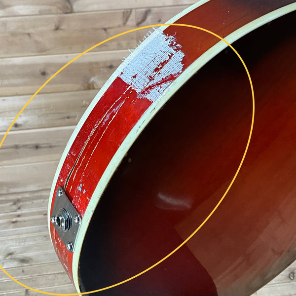 Harmony 1960's H53 Rocket Electric Guitar USED - Red Burst