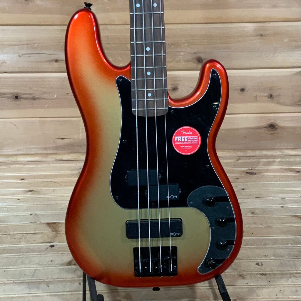 ベース SQUIER Contemporary Active PrecisionBass Squier Contemporary Active Precision Bass PH V - Black | Sweetwater