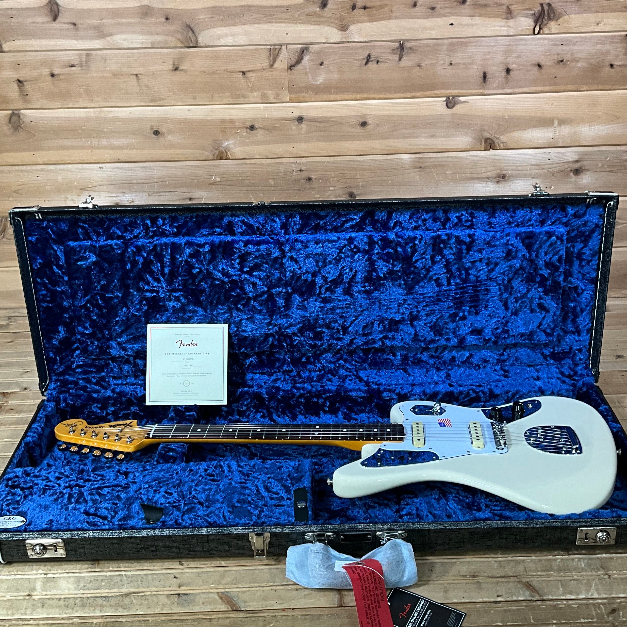 Fender Johnny Marr Jaguar Electric Guitar - Olympic White