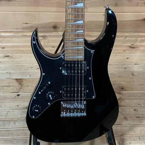Ibanez GRGM21 Mikro 3/4 Left Handed Electric Guitar - Black Night