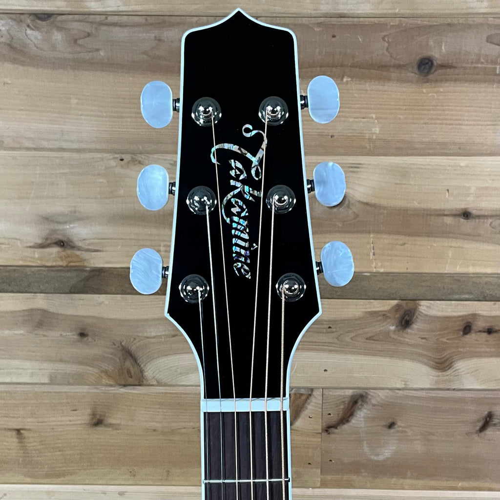 Takamine EF341DX Left Handed Acoustic Guitar - Black - Huber