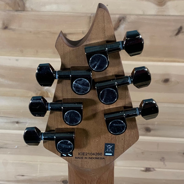 EVH Wolfgang Standard QM Electric Guitar - Transparent Amber