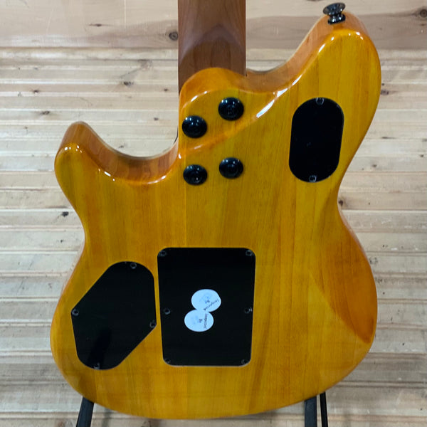 EVH Wolfgang Standard QM Electric Guitar - Transparent Amber