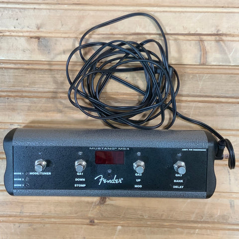 Fender Mustang Series Amplifier 4-Button Footswitch With 1/4" Jack USED