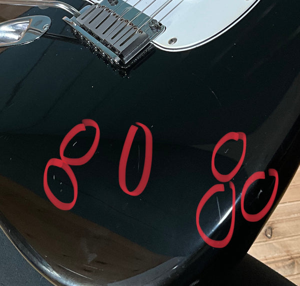 Fender MIJ 1984-87 Stratocaster Left Handed USED - Ebony