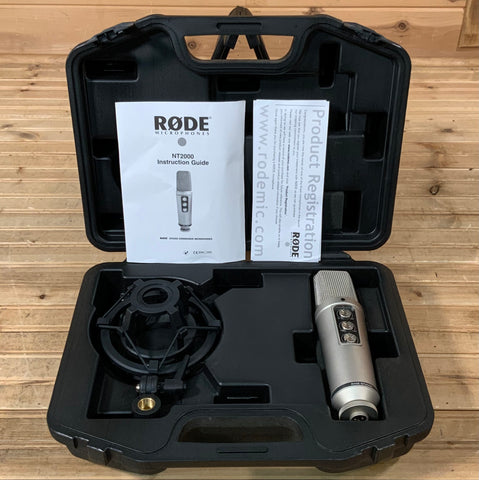 Rode NT2000 Variable Pattern Condenser Microphone USED