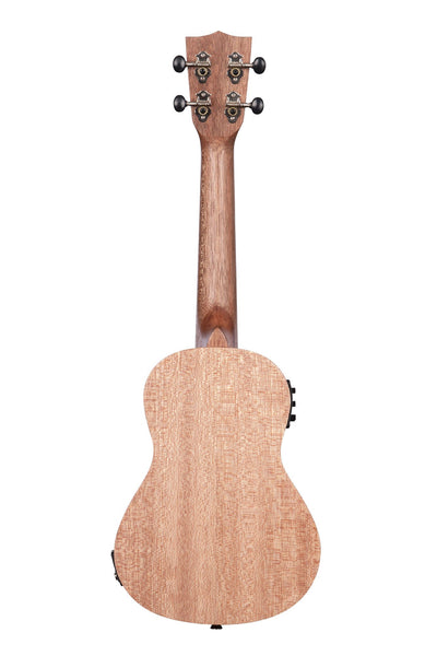 Kala Burled Meranti Concert with EQ Ukulele - Natural