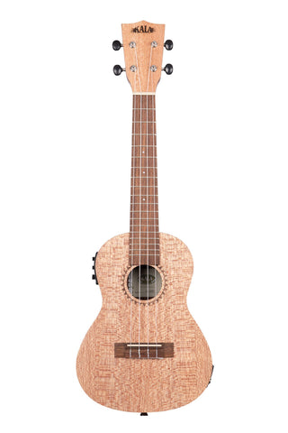 Kala Burled Meranti Concert with EQ Ukulele - Natural