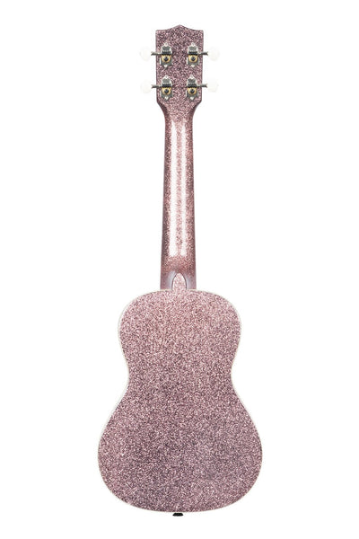 Kala Sparkle Concert Ukulele - Pink Champagne Sparkle