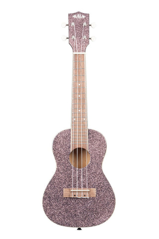 Kala Sparkle Concert Ukulele - Pink Champagne Sparkle