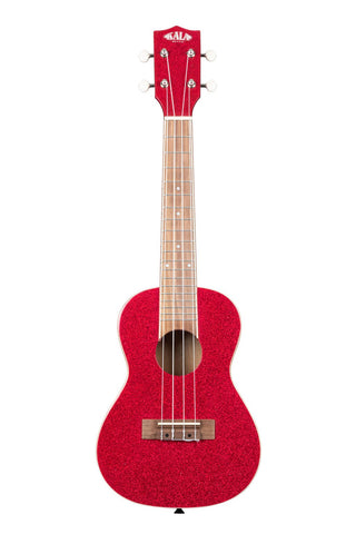 Kala Sparkle Concert Ukulele - Ritzy Red Sparkle