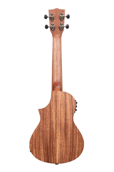 Kala KA-TK-C-CE Teak Tri Top Concert Ukulele W/ Cutaway and EQ - Natural