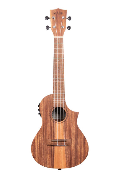 Kala KA-TK-C-CE Teak Tri Top Concert Ukulele W/ Cutaway and EQ - Natural