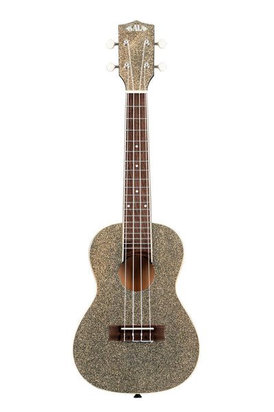 Kala Sparkle Concert Ukulele - Stardust Gold Sparkle