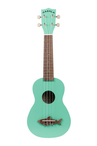 Kala Makala Shark Soprano Ukulele - Surf Green