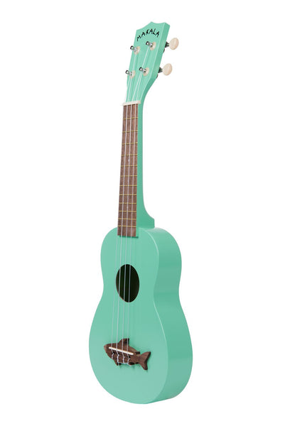 Kala Makala Shark Soprano Ukulele - Surf Green