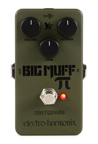EHX Green Russian Big Muff Pi Fuzz Pedal