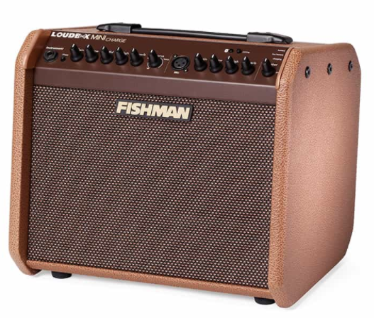 Fishman Loudbox Mini Charge Battery Powered Acoustic Guitar Amplifier - Brown