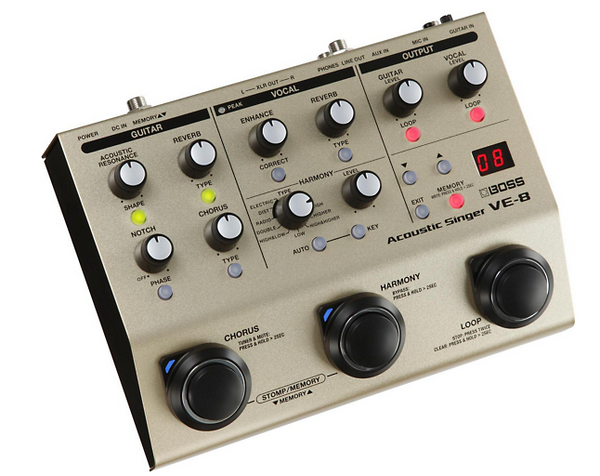 Boss VE-8 Acoustic Singer Effect