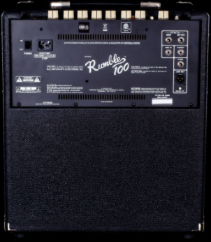 Fender Rumble 100 (V3) Bass Amplifier - Black/Silver