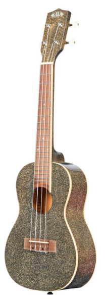 Kala Sparkle Concert Ukulele - Stardust Gold Sparkle