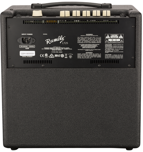 Fender Rumble LT25 Bass Combo Amplifier - Black