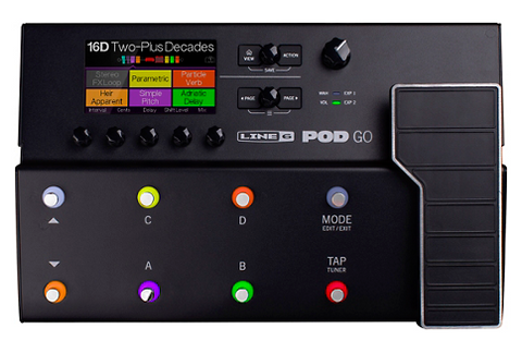 Line 6 POD Go Guitar Multi-Effects Processor- Black