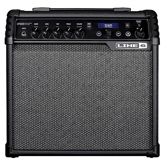 Line 6 Spider V 30 MKII 30W 1x8 Guitar Combo Amp - Black