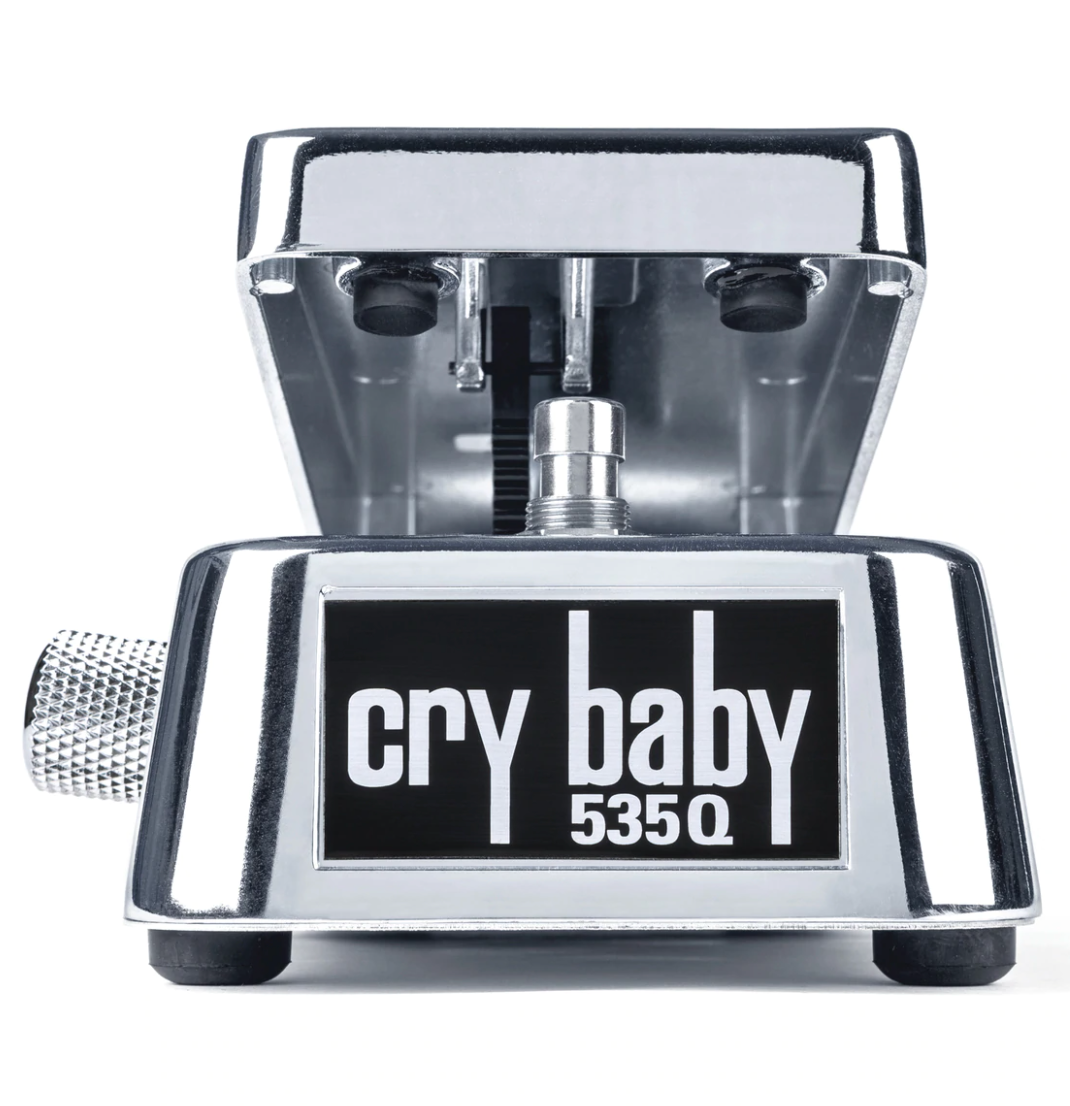 Dunlop 535QC Crybaby Chrome Wah Pedal Effects Pedal - Huber Breese Dunlop 535QC Crybaby Chrome Wah Pedal Effects Pedal - Huber Breese