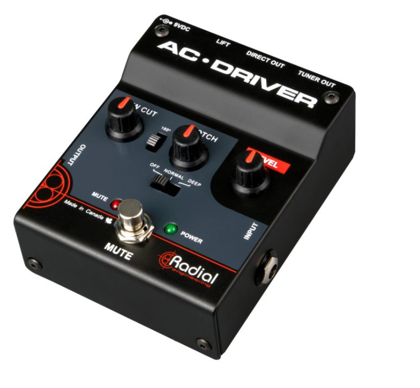 radial guitar pedals Radial Engineering AC-Driver Compact Acoustic Preamp Pedal