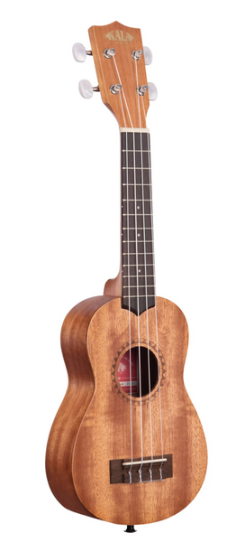 Kala Satin Mahogany Soprano Ukulele - Mahogany