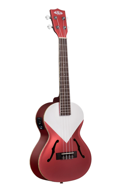 Kala Archtop Tenor Ukulele - Chicago Red